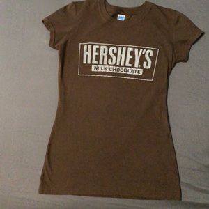 brown Hershey long top
